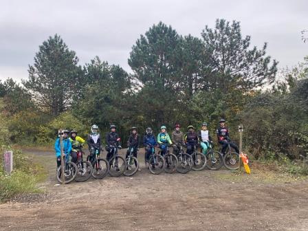 Ladiescamp Gruppenbild Halde Hoppenbruch MTB 